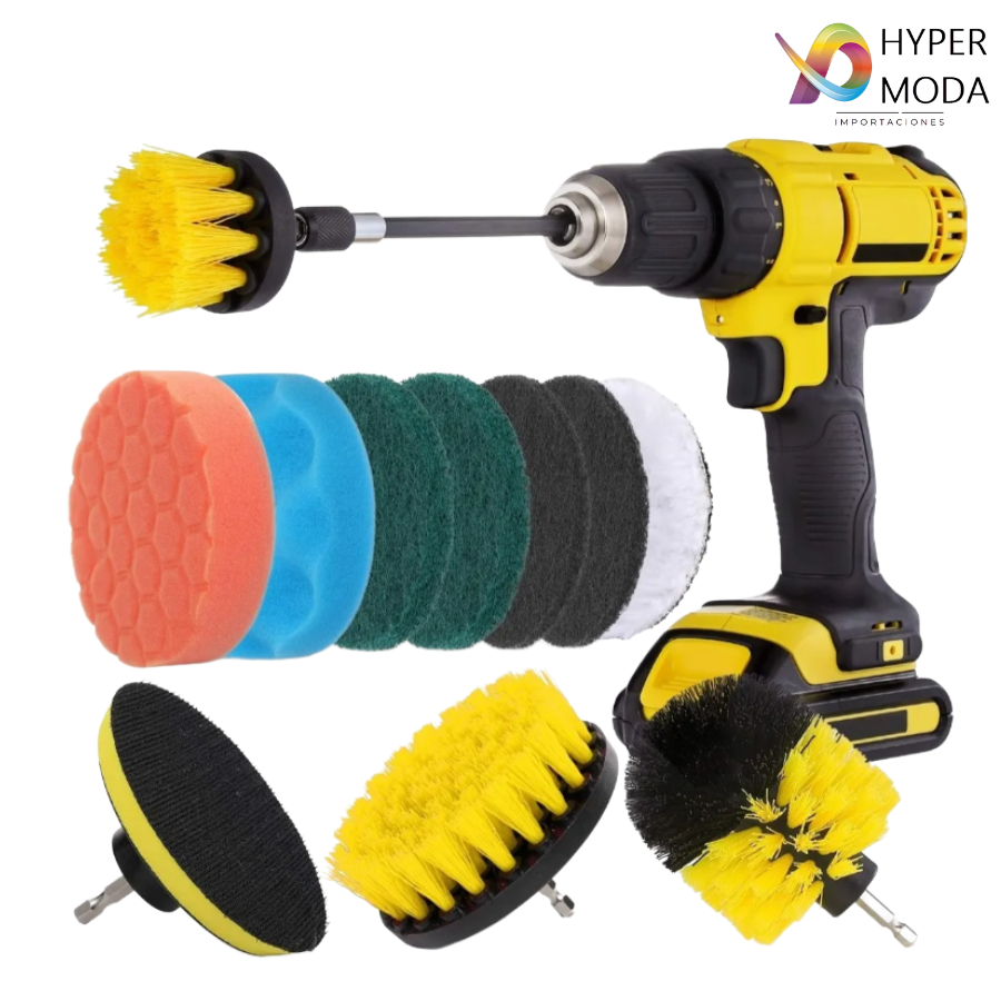 Kit De 12 Cepillos Para Taladro